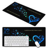 Gaming Large Mouse Pad Anime Kingdom Hearts Non-Slip Laptop Notebook Mousepad Desk Decor Extended Mouse Mats Office Keyboard Pad