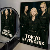 Anime T-Tokyo R-Revenger Poster Modern PP Paper Wall Art Sticker Minimalist Decorative for Cafe Office Bar Home Wall Decor Gift
