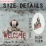 American Retro 2D Flat-Print Wooden Wall Guesthouse Wall Art Restaurant Home Hanging Decor