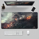 HD World of Tanks Mouse Pad Anime Mousepad Playmat Desk Mats Rubber Non-slip XXL Laptop Keyboard Mouse Mat PC Gaming Accessories