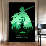 Anime Luffy Poster Printing Canvas Painting Home Living Room Suitable for Bedroom Bar Cafe Entrance Art Wall Painting Decoration