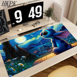 Kawaii Stitch Anime Mouse Pad Large PC Cartoon Gaming Accessories Protector Office Laptop Non Slip Gamer Cabinet Desk Mat Carpet