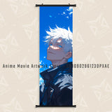 Hot Blooded Anime Jujutsu Kaisen Print Canvas Poster Satoru Gojo Home Decoration Mural Wall Art Scrolls Picture Hanging Painting