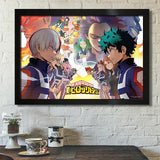 Japan Cartoon Anime My Hero Academia Canvas Painting Wall Art Nordic Poster and Prints Aesthetic For Living Home Decoration Gift