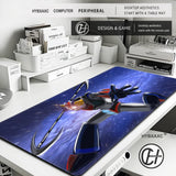Grendizer And Actarus UFO Robot Keyboard Desk Mat Mousepad Goldorak Anime XL Gaming Printing Computer Mouse pad