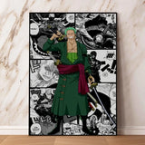 ONE PIECE Poster Canvas Painting Monkey D. Luffy Home Decoration No Frame Anime Wall Art Home Decor Picture Children's Gift