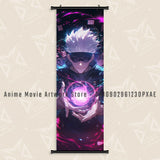 Hot Blooded Anime Jujutsu Kaisen Print Canvas Poster Satoru Gojo Home Decoration Mural Wall Art Scrolls Picture Hanging Painting