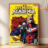 M-My Hero Academia Anime Painting Calligraphy HD Print Art Core – Unframed, Vibrant Wall Art, Ideal for Home