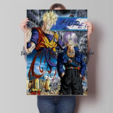 Bandai Classic Anime Dragon Ball HD Poster Goku Gohan Vegeta Piccolo Friza Retro Canvas Painting Print Wall Art Children Gift