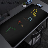 Japan Anime Mouse Pad PC Colorful Gamer Cabinet Mousepad P-pokemon Lugia Keyboard Rug Laptop Gaming Rubber Mat Desk Accessories