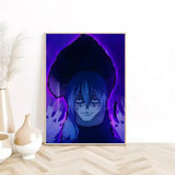 1pc Anime J-Jujutsu K-Kaisen M-Mahito Poster Sticky Wall Art Printing Waterproof Home Living Bed Room Aesthetic Decor