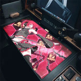 Cute Anime Girl K-Kasane Teto Mousepad Large Gaming Mouse Pad LockEdge Computer Keyboard Desk Mat PC Cabinet Tablepad XXL Mats