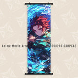 Demon Slayer: Kimetsu No Yaiba Kamado Tanjirou Home Decor Wall Art Scrolls Picture Hanging Painting Canvas Anime Poster For Room