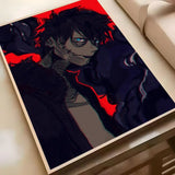M-My Hero AcademiaS Anime Poster HD Waterproof PVC Wall Art - Aesthetic Removable For Office Home Bedroom