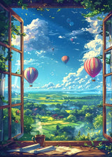 Sea Summer Landscape Bar Anime Wall Art Poster Blue Cabin Beach Forest Canvas Painting Print Picture Living Room Modern Decor