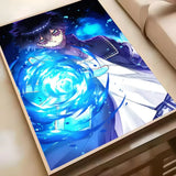 M-My Hero AcademiaS Anime Poster HD Waterproof PVC Wall Art - Aesthetic Removable For Office Home Bedroom