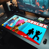 Mousepad HD Printing Computer Gamers Locking Edge Non-slip Mouse Pad XXL90x40cm Keyboard PC R-ROBLOXES Desk Pad