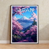Rainy Tokyo Japanese Woodblock Tea Emple Print  Anime City Poster Wall Art Decor Gift Living Room Bedroom Decorative Pictures