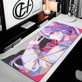 Cute Anime Girl Large Mouse Pad Kawaii Computer Mousepad XXL Rubber Mouse Mat 900x400mm Locking Edge Keyboard Pad Desk Mat