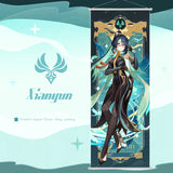 New Nahida Wanderer Raiden Shogun Genshin Impact Scroll Canvas Painting Home Decor Wall Hanging Anime Poster Wall Art Room Decor