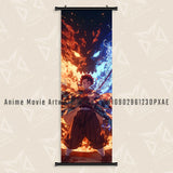 Demon Slayer: Kimetsu No Yaiba Kamado Tanjirou Home Decor Wall Art Scrolls Picture Hanging Painting Canvas Anime Poster For Room