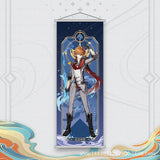 Xiao Yelan Kazuha Hutao Genshin Impact Scroll Canvas Wall Hanging Painting Home Decor Anime Poster Wall Art Room Decoration