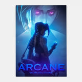 Anime Game Arcane Jinx Main Art Poster Aesthetic Canvas Painting Posters and Prints Wall Art Picture For Living Room Decoration