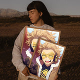 Anime My Hero Academia Hawks Anime Posters Sticky HD Quality Wall Art Retro Posters for Home Kawaii Room Decor