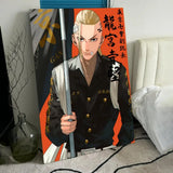 T-Tokyo Revengers Anime Poster HD PVC Wall Art - Waterproof Self Adhesive Mildew Resistant For Home Office Bar