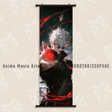 Hot Blooded Anime Jujutsu Kaisen Print Canvas Poster Satoru Gojo Home Decoration Mural Wall Art Scrolls Picture Hanging Painting