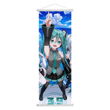 Hatsune Miku Scroll Canvas Painting Kawaii Home Decor Wall Hanging Anime Poster Art Wall Children Bedroom Decoration Gifts