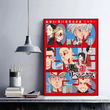 Anime Tokyo R-Revengers Poster Modern and Minimalist Wall Stickers for Home Decor Living Room Dormitory Wall Art