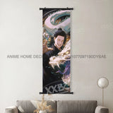 Jujutsu Kaisen Anime Poster Room Canvas Print Hanging Painting Wall Art Megumi Fushiguro Scrolls Picture Home Decoration Mural