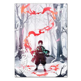 Anime Demon Slayer Poster for Wall Art Wallpaper Kimetsu No Yaiba Picture Print Canvas Painting Home Kawaii Room Decor Aesthetic