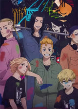 Canvas Painting Wall Art Anime TV Tokyo Revengers Poster Aesthetic Mikey Hanma Shuji Manga Mural Kawaii Room Decor Gift