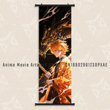 Demon Slayer: Kimetsu No Yaiba Kamado Tanjirou Home Decor Wall Art Scrolls Picture Hanging Painting Canvas Anime Poster For Room