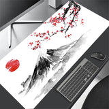 Sakura Computer Keyboard Mat Deskmat Cute Mouse Pad Rubber Anti slip Gaming Mousepad Anime Laptop Accessories Desk Mats 90x40cm