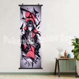 Hot Japanese Anime Scroll Canvas Wall Hanging Painting Kakashi Home Anime Poster Sasuke Art Room Decoration Kid Gift Itachi