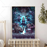 1PC Anime Attack On Titan The Fina Poster Self-adhesive Art Waterproof Paper Sticker Coffee House Bar Room Wall Decor