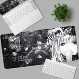 New DEATH NOTE Misa Amane Mousepad Black Pretty Anime Girl Mouse Pad Non-slip Gamer Keyboard Notebook Desk Mat PC Computer Table