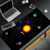 Mouse Pad Black And White Anime Keyboard Pad Laptop Outer Wilds Solar System Desk Mat PC Gaming Accessories Mousepad XXL Carpet