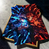 Anime Jujutsu Kaisen Gojo And Sukuna Poster Self-adhesive Art Waterproof Paper Sticker Coffee House Bar Room Wall Decor