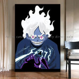 Anime Luffy Poster Printing Canvas Painting Home Living Room Suitable for Bedroom Bar Cafe Entrance Art Wall Painting Decoration