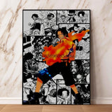 ONE PIECE Poster Canvas Painting Monkey D. Luffy Home Decoration No Frame Anime Wall Art Home Decor Picture Children's Gift