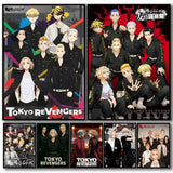 Anime T-Tokyo R-Revenger Painting Calligraphy High-Quality Cotton Canvas Poster Wall Art for Living Room Modern  House Decor