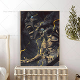 1PC Anime Attack On Titan The Fina Poster Self-adhesive Art Waterproof Paper Sticker Coffee House Bar Room Wall Decor