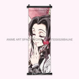 Demon Slayer Hanging Painting Anime Home Decoration Rengoku Kyoujurou Canvas Scrolls Pictures Himejima Gyoumei Poster Wall Art