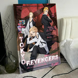 T-Tokyo Revengers Anime Poster HD PVC Wall Art - Waterproof Self Adhesive Mildew Resistant For Home Office Bar