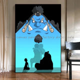 Anime Luffy Poster Printing Canvas Painting Home Living Room Suitable for Bedroom Bar Cafe Entrance Art Wall Painting Decoration