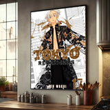 Tokyo Revengers  Anime Posters Sticky HD Quality Wall Art Retro Posters for Home Room Wall Decor